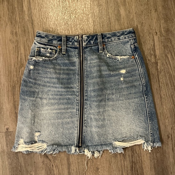Abercrombie & Fitch Vintage A Line Denim Skirt - Size 26 - Picture 1 of 3